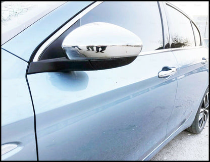 FIAT TIPO CALOTTE SPECCHI CROMATE ADESIVI ACCIAIO INOX 3M