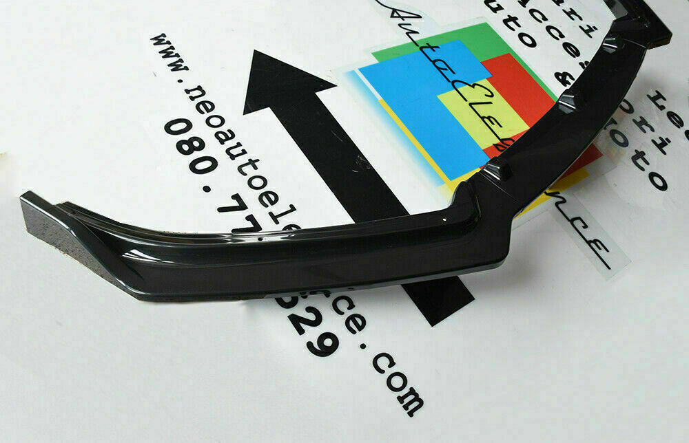 OPEL CORSA F FRONT BUMPER BLADE ABS SPORT LOOK BLACK SPLITTER