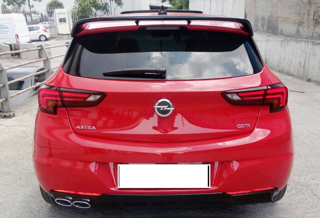 OPEL ASTRA K 2015-2018 REAR DIFFUSER ABS BLACK OPC UNDER LEFT BUMPER