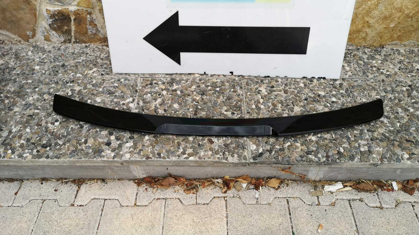 SKODA SUPERB III 2015-2019 SPOILER POSTERIORE SUL COFANO IN ABS NERO LUCIDO
