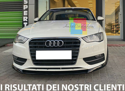 SPLITTER UNDER FRONT BUMPER AUDI A3 8V STANDARD 2012-2015 ABS SPOILER