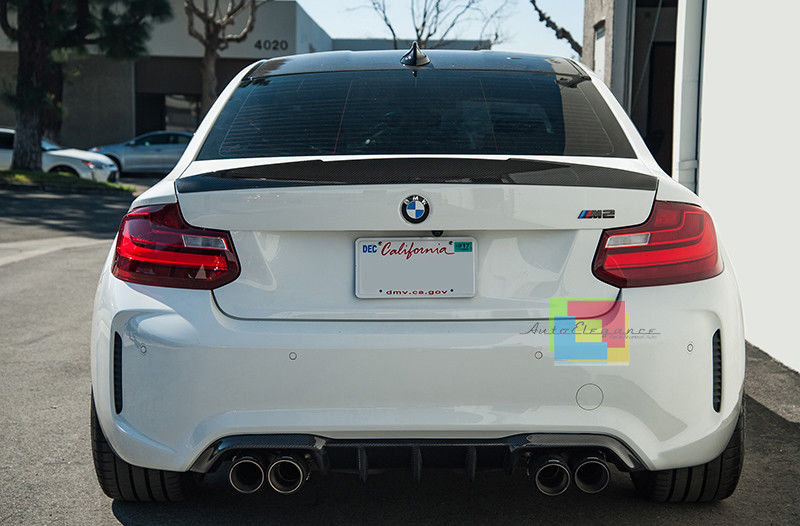 BMW SERIE 2 F22 F23 COUPE CABRIO 2013+ SPOILER POSTERIORE COFANO LOOK M2 AUTOELEGANCERICAMBI