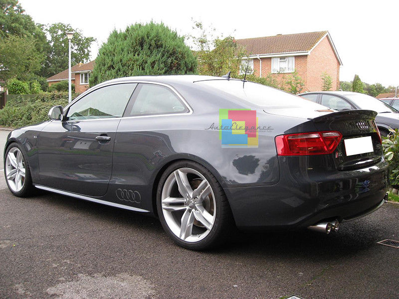 AUDI A5 COUPE 2007-2014 SPOILER POSTERIORE ALETTONE SUL COFANO LOOK S5 SLINE AUTOELEGANCERICAMBI