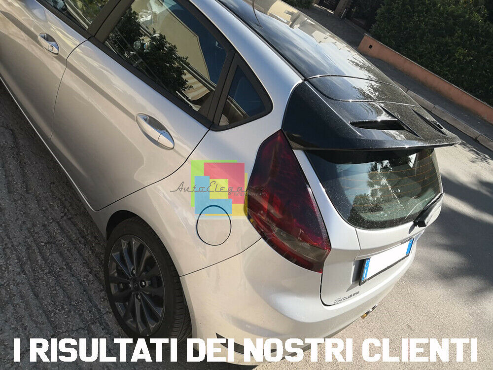FORD FIESTA VI MK7 2008-2017 REAR ROOF SPOILER ABS GLOSS BLACK ST