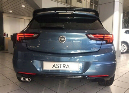 OPEL ASTRA K 2015-2018 REAR DIFFUSER ABS BLACK OPC UNDER LEFT BUMPER