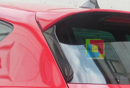 SEAT LEON 5F 5 PORTE 2012+ COPPIA DEFLETTORI LUNOTTO POSTERIORE SPOILER LOOK CUPRA