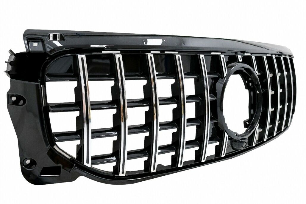 FRONT GRILLE MERCEDES GLB CLASS X247 AMG MASK SATIN PROFILES