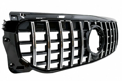 FRONT GRILLE MERCEDES GLB CLASS X247 AMG MASK SATIN PROFILES
