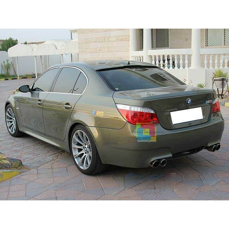 SPOILER POSTERIORE SUL COFANO PER BMW SERIE 5 E60 03-10 BERLINA LOOK M5 IN ABS