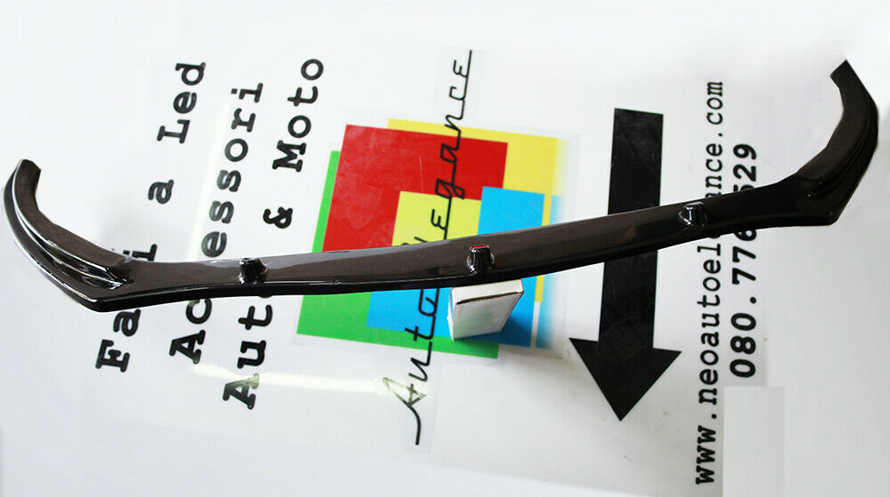 ALFA ROMEO 147 2005-2010 SPLITTER NERO LUCIDO SOTTO PARAURTI ANTERIORE ABS -1- AUTOELEGANCERICAMBI