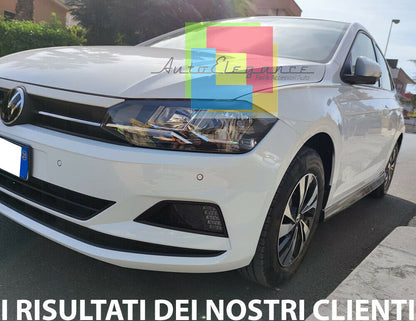SIDE SKIRTS UNDER DOOR VW POLO MK6 AW1 DESIGN RLINE IN ABS 0035