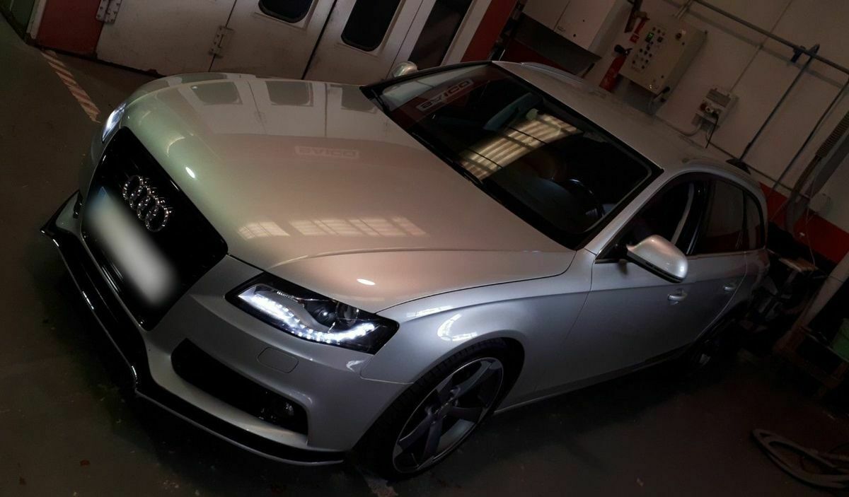 AUDI A4 B8 2008-2012 SPLITTER SPOILER SOTTO PARAURTI ANTERIORE RS4 S4 AUTOELEGANCERICAMBI