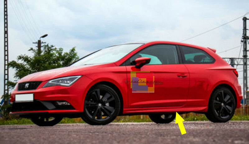 SIDE SKIRTS SEAT LEON 5F SC 3 DOORS SPOILER LOOK CUPRA FR ABS PLASTIC