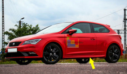 SIDE SKIRTS SEAT LEON 5F SC 3 DOORS SPOILER LOOK CUPRA FR ABS PLASTIC