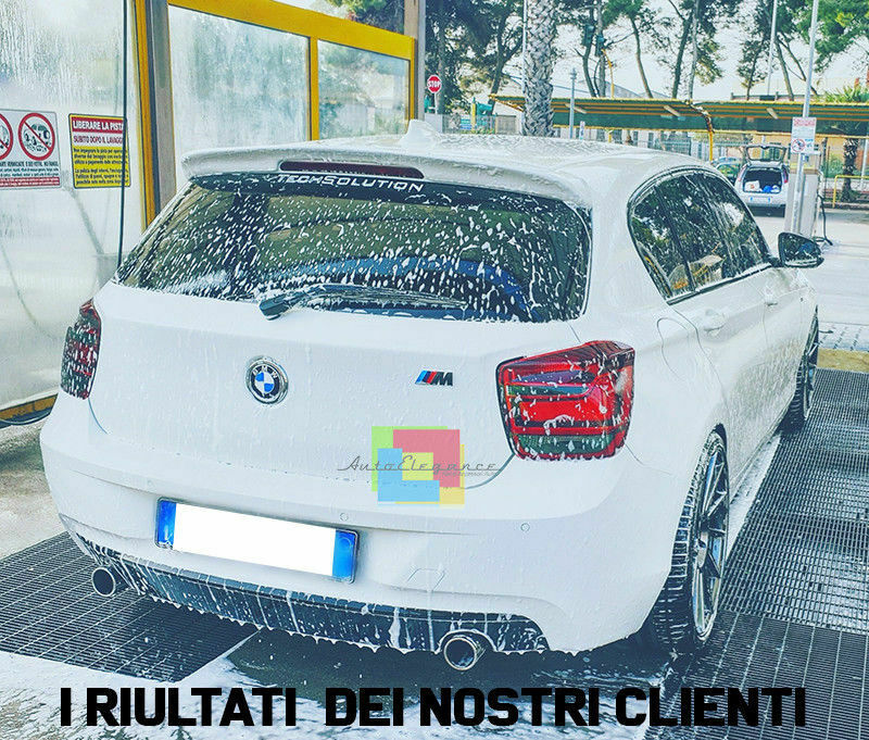 SPOILER POSTERIORE SUL TETTO BMW SERIE 1 F20 F21 2011+ LOOK M TECH IN ABS