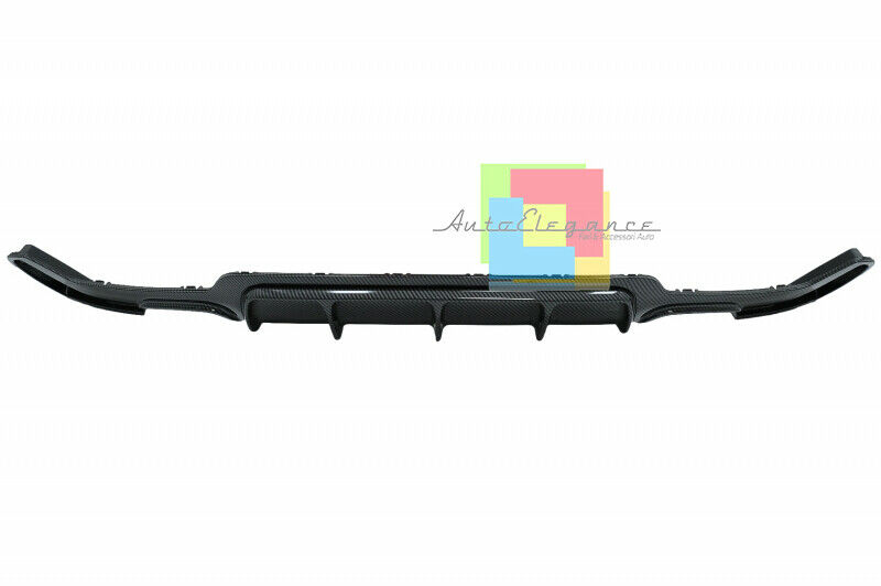 BMW SERIE 4 F32 F33 F36 2013+ SOTTO PARAURTI POSTERE DIFFUSORE ABS CARBONIO AUTOELEGANCERICAMBI