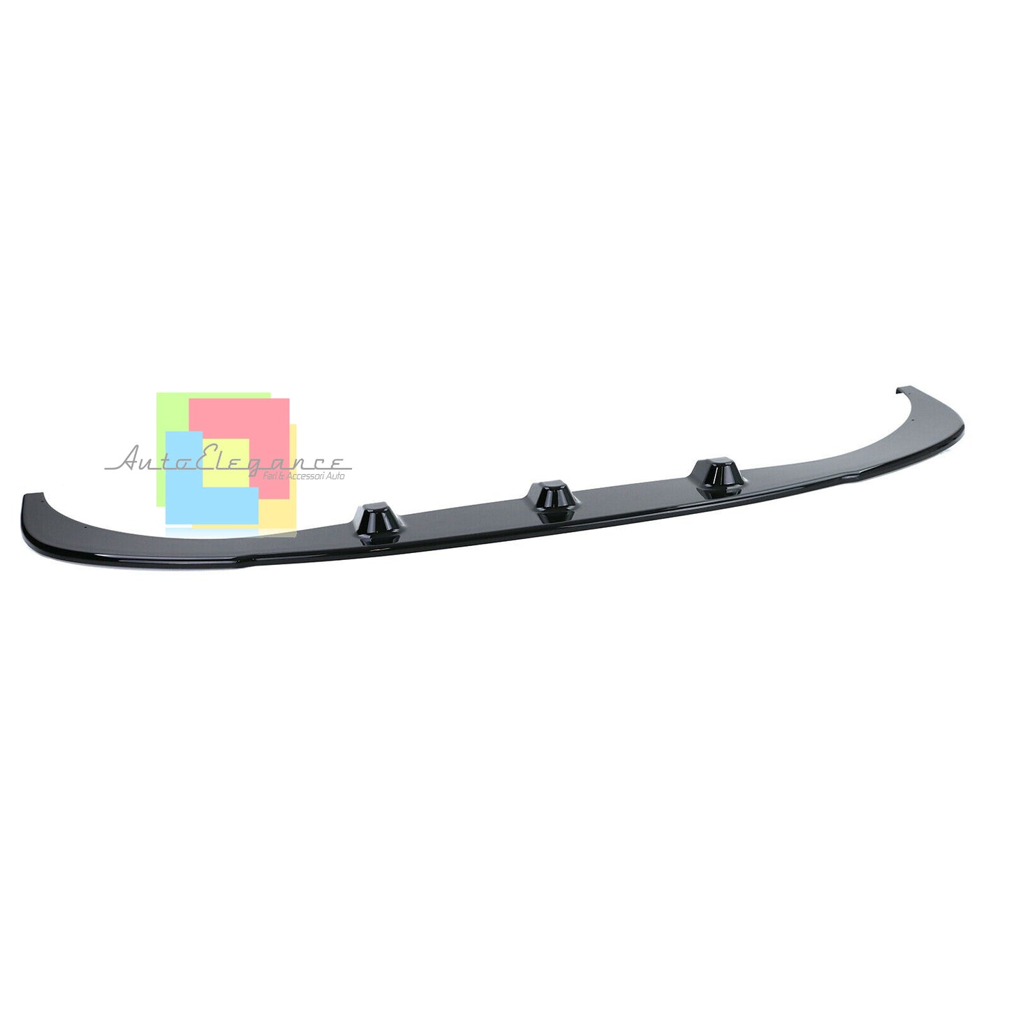 VW T5 2010-2015 SPORTLINE SPOILER SOTTO PARAURTI ANTERIORE ABS NERO LUCIDO