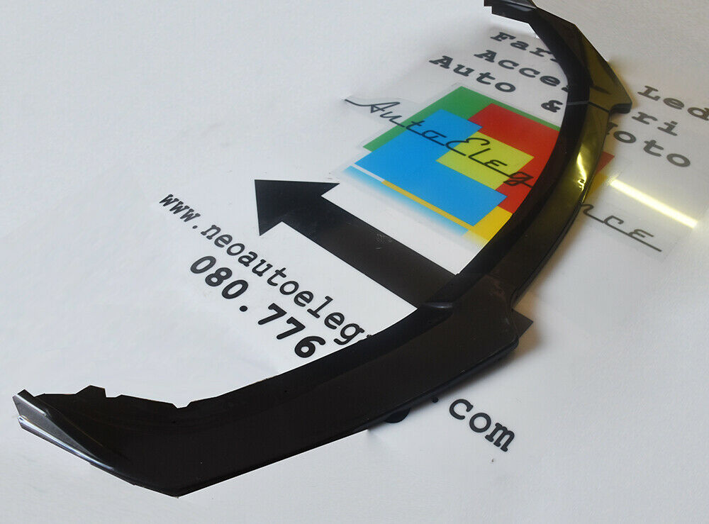 ALFA ROMEO GIULIETTA SPLITTER SOTTO PARAURTI ANTERIORE ABS NERO LUCIDO 3 PEZZI AUTOELEGANCERICAMBI