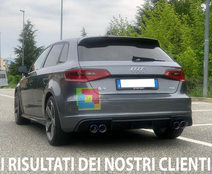 AUDI A3 8V SPORTBACK 2012-2015 DIFFUSORE POSTERIORE PARAURTI SLINE AUTOELEGANCERICAMBI