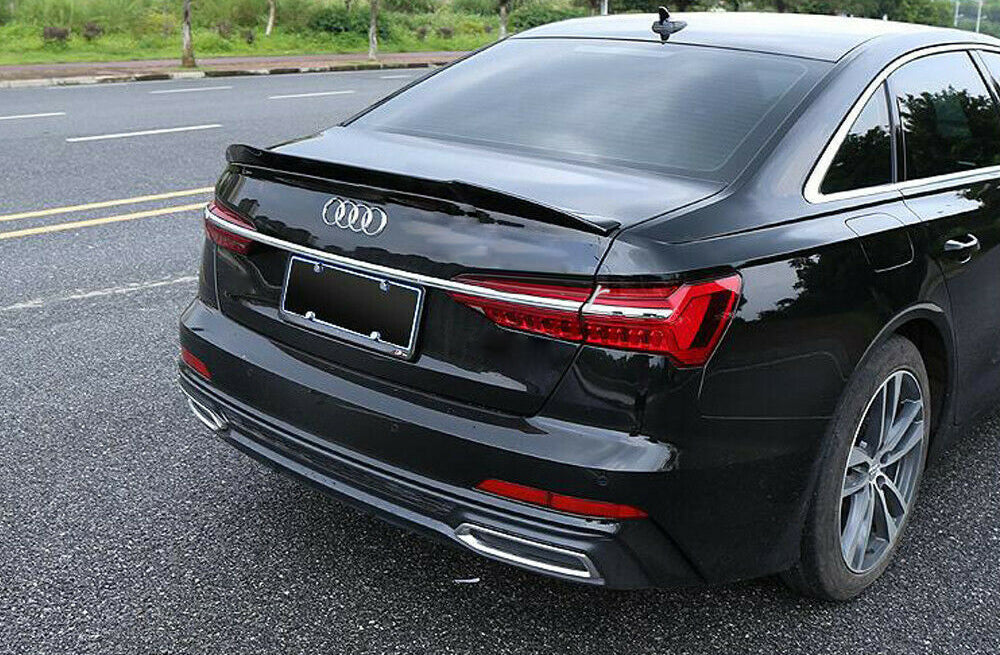 AUDI A6 4A C8 DAL 2018+ BERLINA SPOILER POSTERIORE SUL COFANO DEFLETTORE RS6 ABS AUTOELEGANCERICAMBI