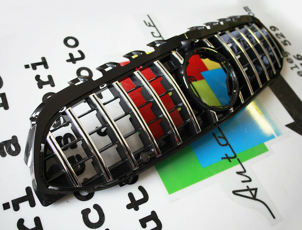 GRIGLIA ANTERIORE MERCEDES CLASSE A W177 2018+ CALANDRA AMG PROFILI CROMO 0067