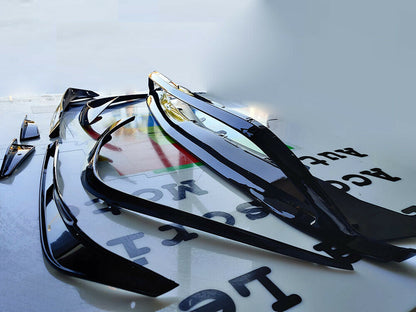 SPLITTER MERCEDES A CLASS W176 2016-2018 UNDER FRONT BUMPER FLAPS 0065