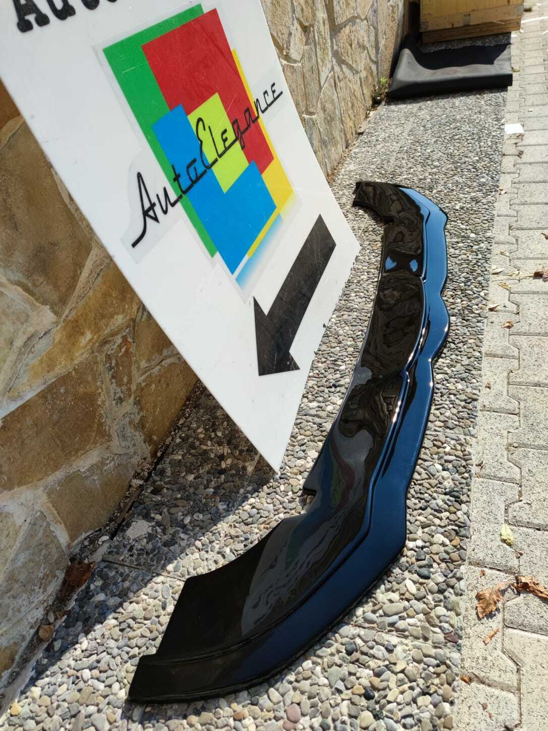 SPLITTER PER ALFA ROMEO GIULIA VELOCE PARAURTI ANTERIORE LAMA SPOILER NERO