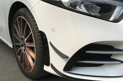 MERCEDES CLASSE A W177 2018+ PRESE D'ARIA PARAURTI ANTERIORE ADESIVE NERO FLAPS