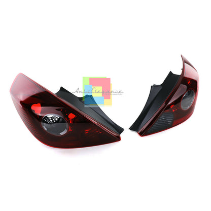 OPEL CORSA D 3 DOORS REAR LIGHTS RED SMOKE