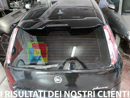 FIAT GRANDE PUNTO / PUNTO EVO SPOILER SUL TETTO SPORTIVO NERO LUCIDO 0268
