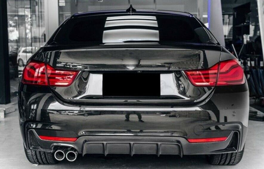CARBON DIFFUSER FOR BMW 4 SERIES F32 F33 F36 2014-2019 REAR ABS 0048