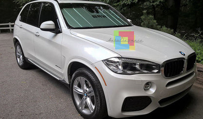 SIDE STEPS BMW X5 F15 2013 ONWARDS ALUMINUM / ABS DOOR SILLS