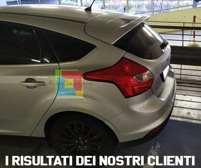 SPOILER POSTERIORE SUL TETTO FORD FOCUS MK3 5 PORTE LOOK ST TERZO STOP LED ABS