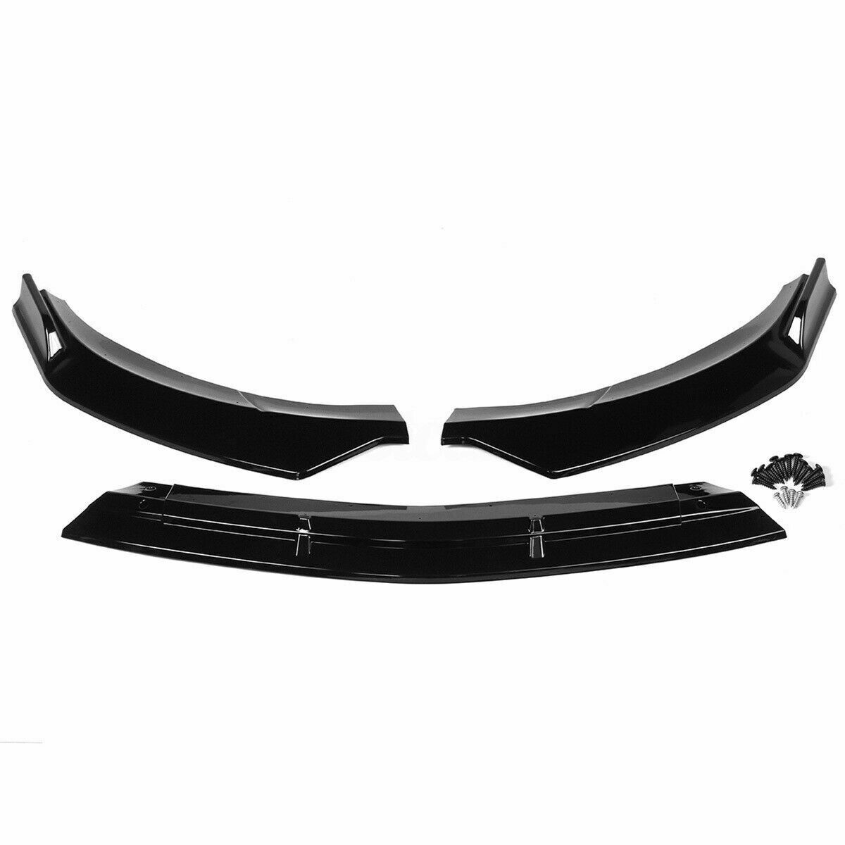 MERCEDES CLA W117 AMG FRONT BUMPER SPLITTER GLOSSY BLACK