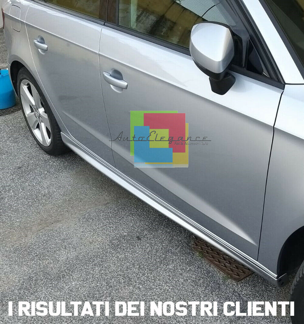 SIDE SKIRTS FOR A3 8V SPORTBACK 12-19 UNDER DOOR SPOILER ABS 0082