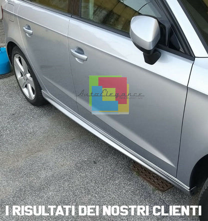 SIDE SKIRTS FOR A3 8V SPORTBACK 12-19 UNDER DOOR SPOILER ABS 0082