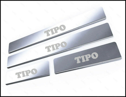 FIAT TIPO BATTITACCHI SPORTELLI LATERALI CROMATI PIASTRE ACCIAIO INOX 4 PEZZI