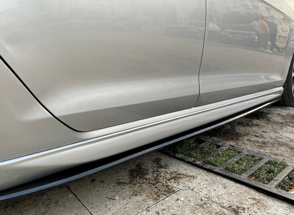 LAMA SOTTO MINIGONNE PER SEAT LEON 5F 2012-2018 SPOILER SPLITTER ABS NERO