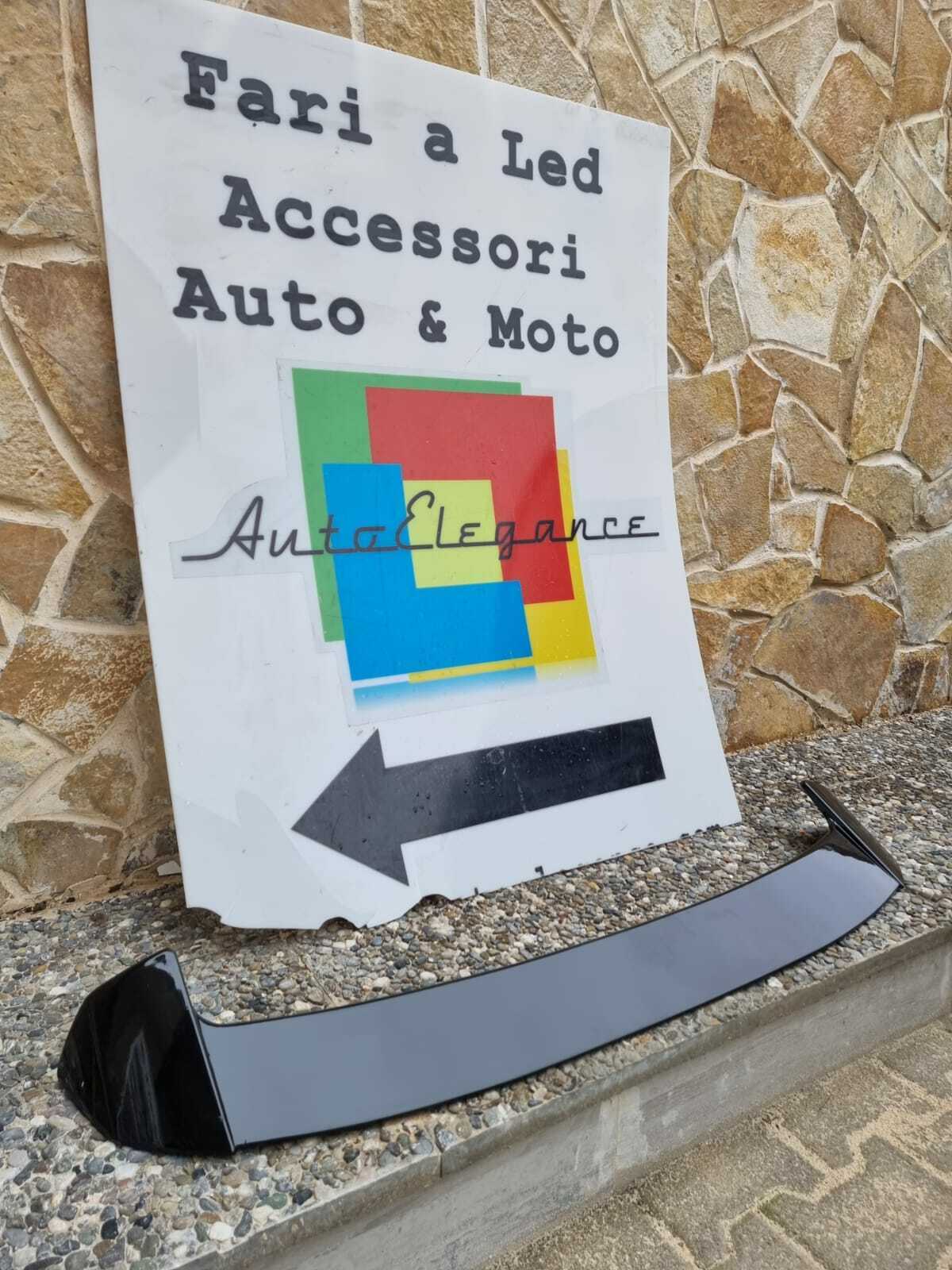 BMW SERIE 1 E87 E81 SPOILER POSTERIORE SUL TETTO LOOK M NERO LUCIDO ABS AUTOELEGANCERICAMBI