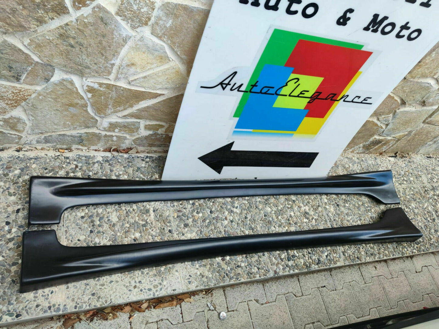 FORD FIESTA VII 2018+ MINIGONNE LATERALI LOOK SOTTO PORTA ZETEC ST IN ABS