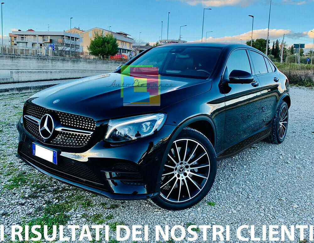 💪PEDANE LATERALI SOTTOPORTA PER MERCEDES GLC X253 C253 COUPE C253 2015-2019💪