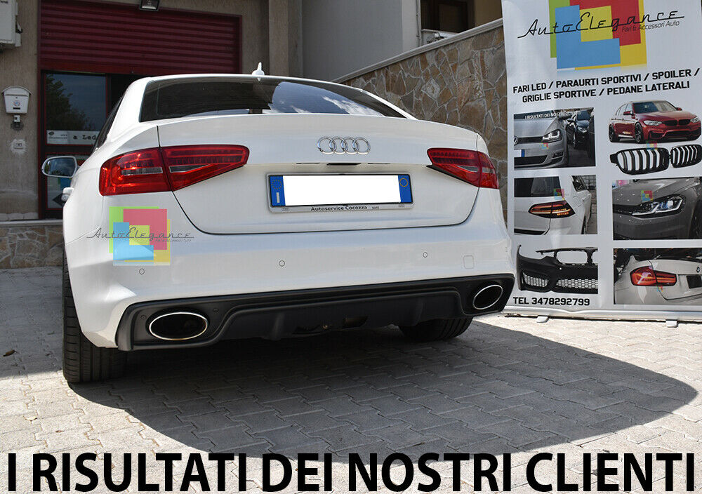 AUDI A4 B8 8K BERLINA 2012+ LIFT DIFFUSORE SOTTO PARAURTI POSTERIORE AUTOELEGANCERICAMBI