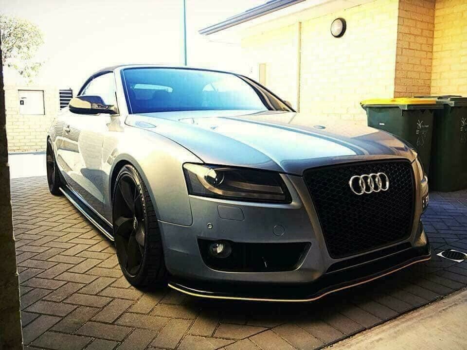 AUDI A5 COUPE SPORTBACK 2007-2011 SPLITTER SPOILER SOTTO PARAURTI ANTERIORE RS5 AUTOELEGANCERICAMBI