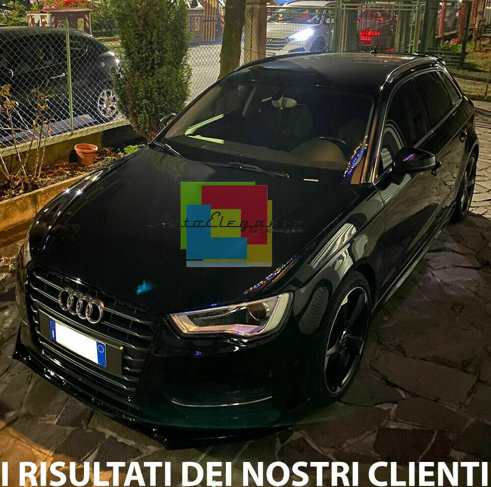 AUDI A3 8V SPORTBACK 2012-2019 MINIGONNE LATERALI LOOK SLINE ABS AUTOELEGANCERICAMBI