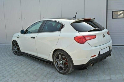 ALFA ROMEO GIULIETTA 2010-2020 FLAPS SOTTO MINIGONNE ABS NERO LUCIDO SPLITTER AUTOELEGANCERICAMBI