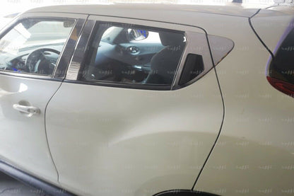 NISSAN JUKE 2010-2017 SET MODANATURE INTERNE FINESTRINI INOX CROMATO ADESIVE