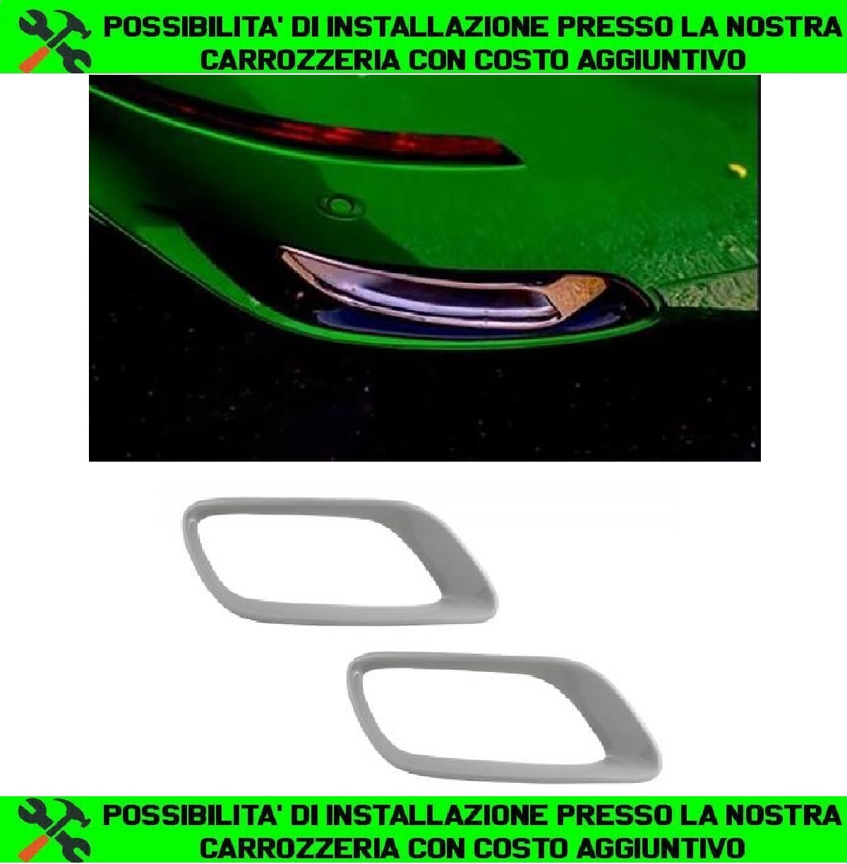BMW X6 E71 COVER PER TERMINALI DI SCARICO SPORTIVI V8 DESIGN AUTOELEGANCERICAMBI