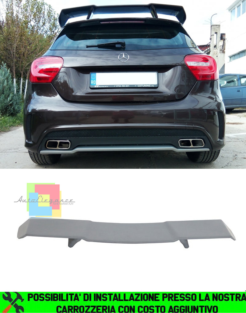 MERCEDES CLASSE A W176 2012-2018 SPOILER SUL TETTO POSTERIORE AMG ABS TUNING