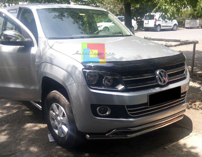 BULL BAR CROMATO VW AMAROK 2010 - 2016 SOTTO PARAURTI ANTERIORE ACCIAIO INOX AUTOELEGANCERICAMBI