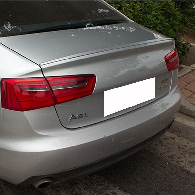 AUDI A6 4G C7 2011-2018 BERLINA SPOILER POSTERIORE SUL COFANO SLINE IN ABS AUTOELEGANCERICAMBI